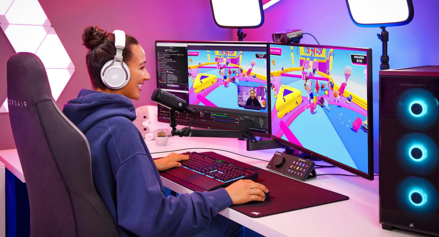 Setup de streaming cu microfonul Wave DX și interfața Wave XLR